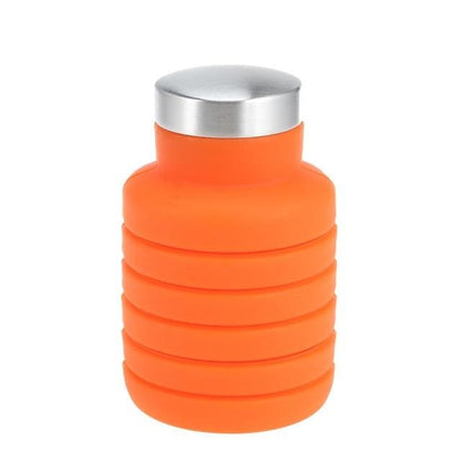 Collapsible Silicone Bottle - Orange